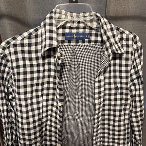 Ralph Lauren Monochrome Checkered Shirt